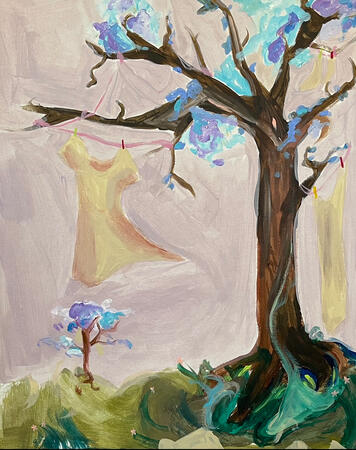 the land of blue trees